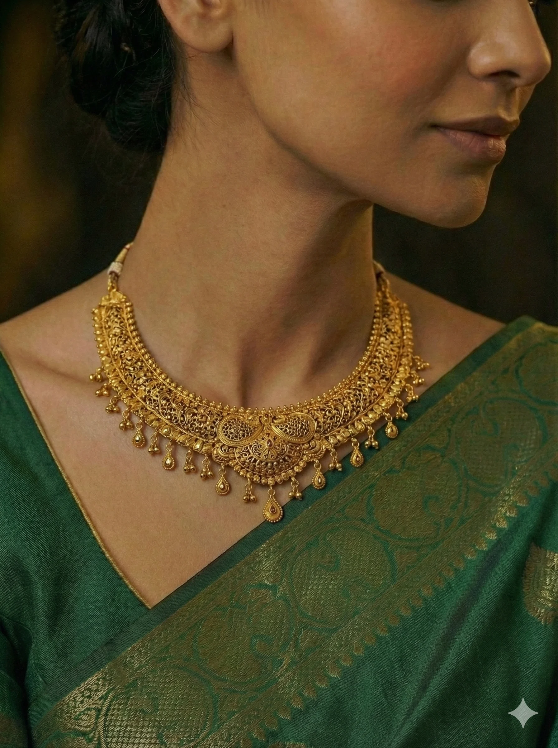 Gold Necklaces and Haram - Sai Jewellers Gondia