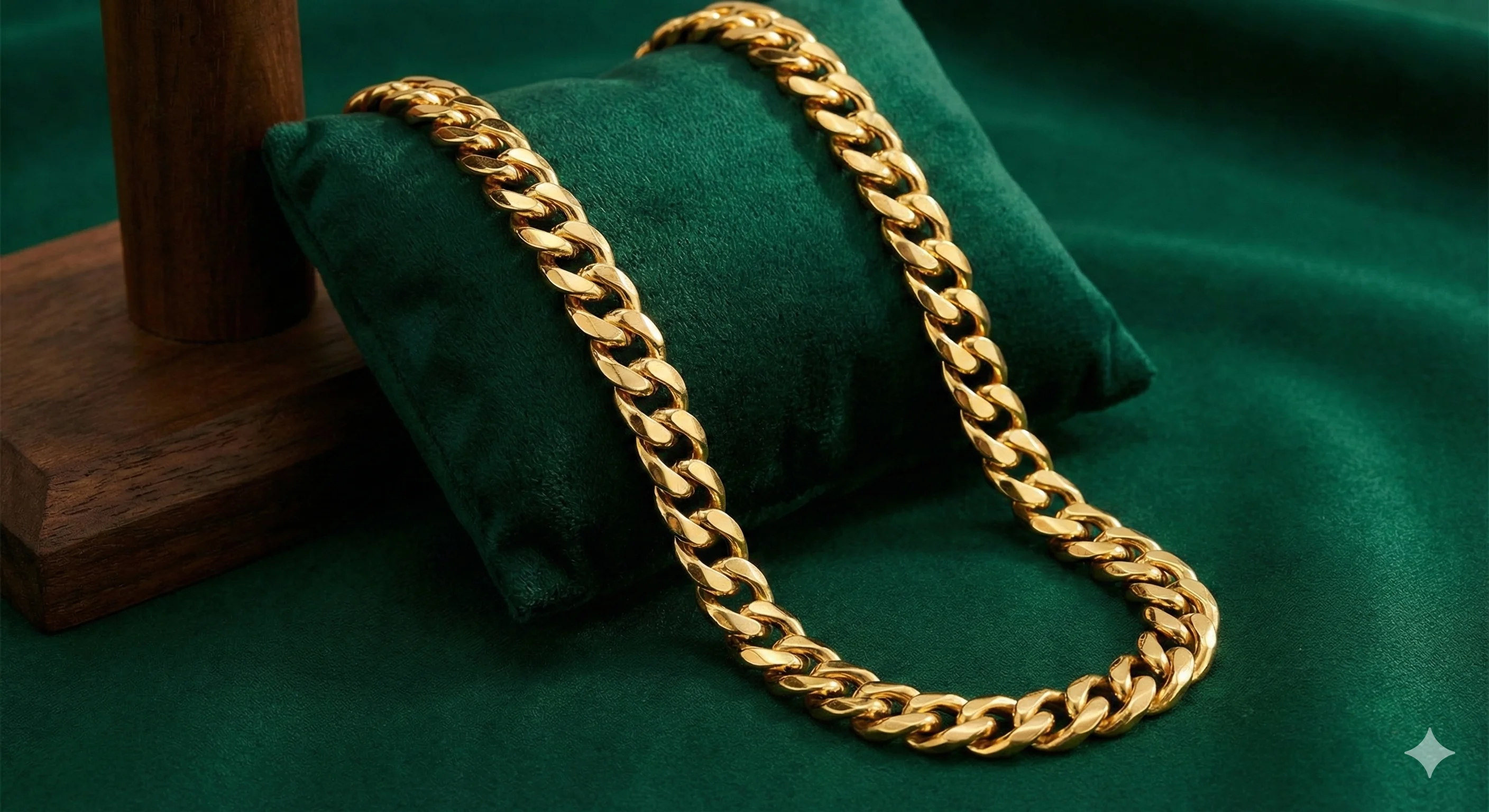 Classic Men's 24K Gold Rope Chain - Sai Jewellers Gondia